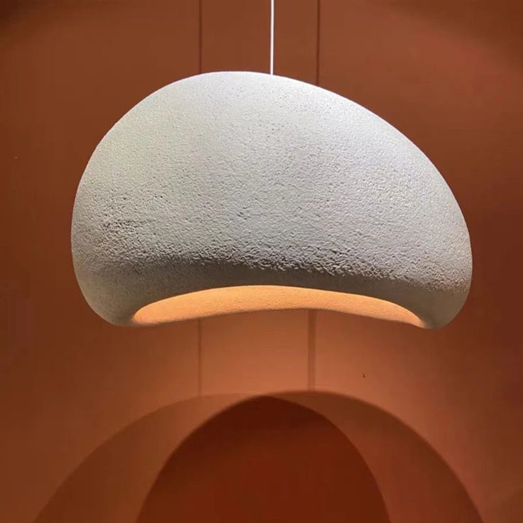 Lampe Suspendue Artisanale – Inspiration Wabi-Sabi