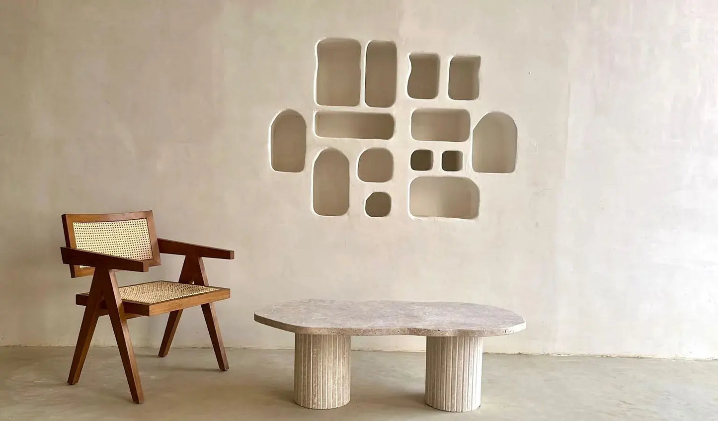 Table basse plateau forme organique Hades