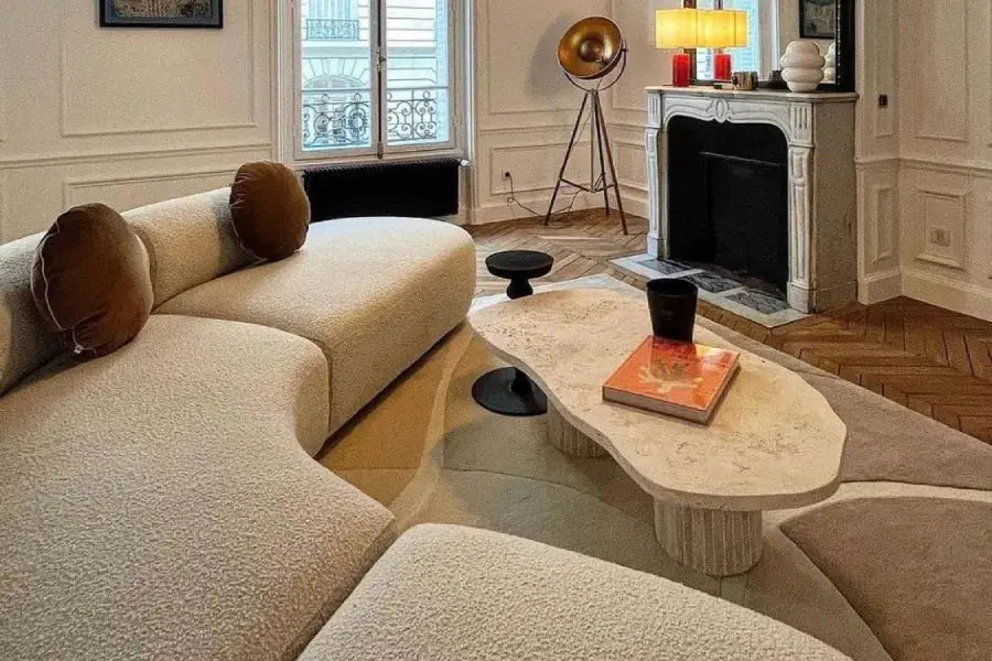 Table basse plateau forme organique Hades