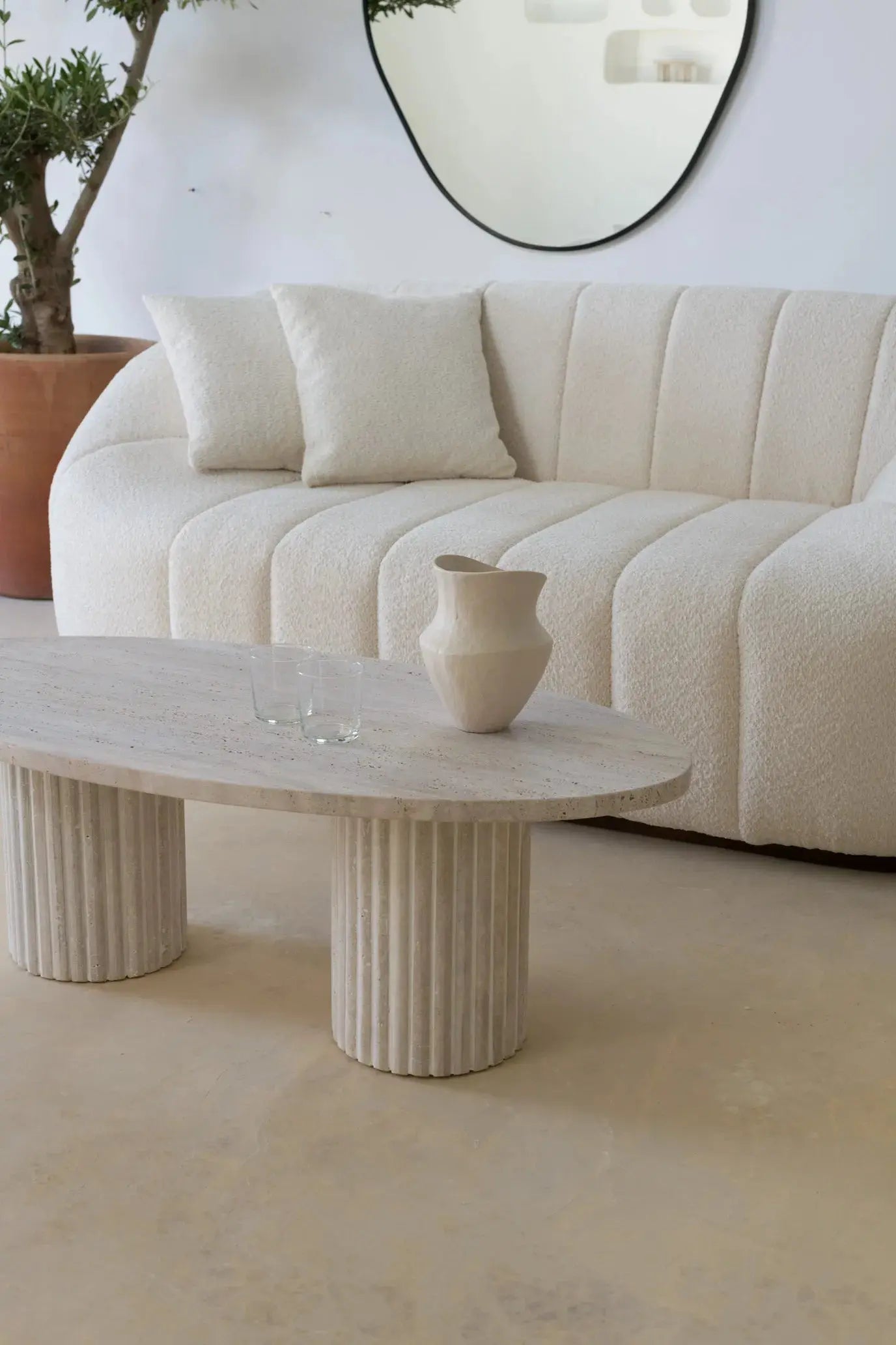 Table basse ovale Hestia