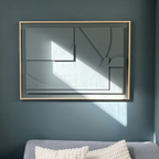 SHAPE 1 Tableau bois peinture satinée