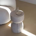 Table d’appoint Modèle Sablia en Travertin