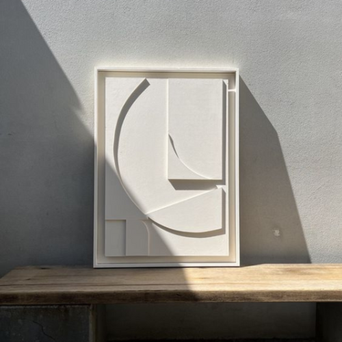 SHAPE 1 Tableau bois peinture satinée