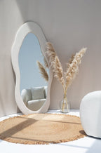 Miroir Wavy en Bois – Design Moderne et Élégant