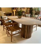 Table à diner Roma Travertin