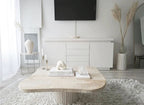 Table Basse en Travertine