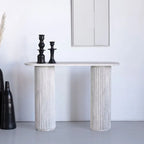 Console d'Entrée en Travertin Selene