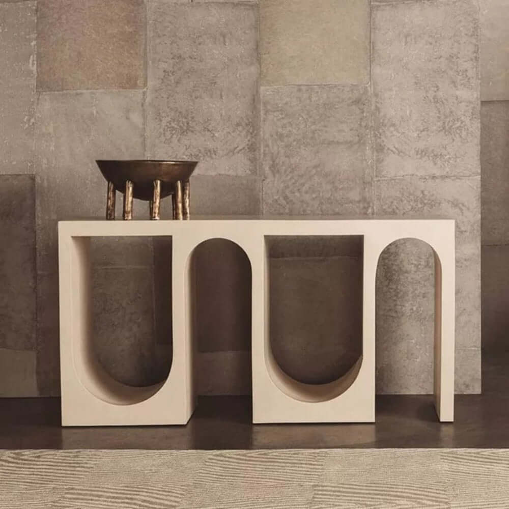 Console Modèle TERANO en bois teinté