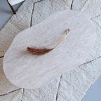 Table Basse en Travertin Jade