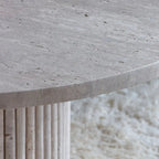 Table Basse Opale en Travertine