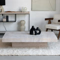 Table Basse en Travertin Oreste - Rectangulaire