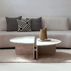Table Basse "Dona" en Travertine