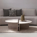 Table Basse "Dona" en Travertine