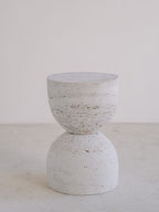 Table d’appoint Modèle Sablia en Travertin