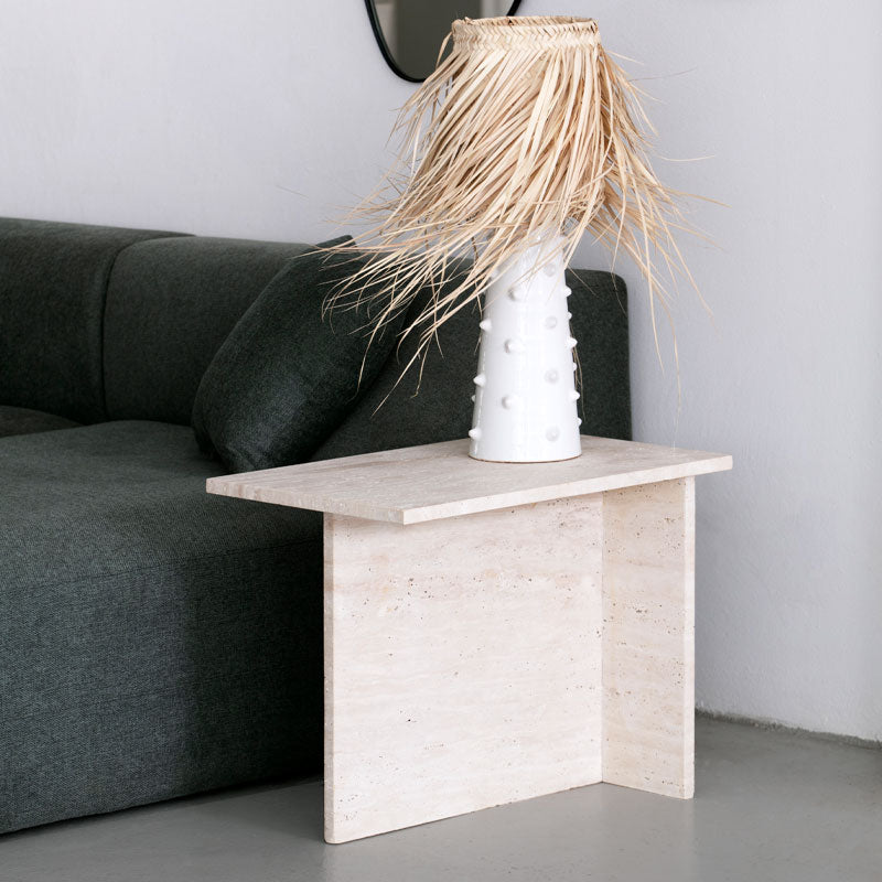 Table d’appoint Modèle ZOÉ en Travertin