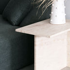 Table d’appoint Modèle ZOÉ en Travertin