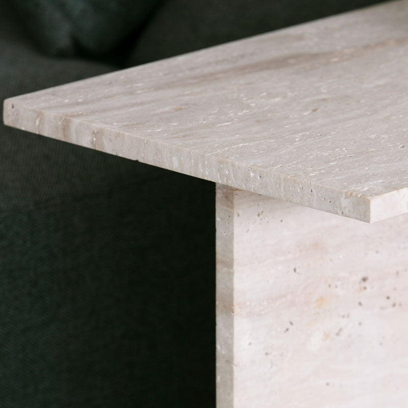 Table d’appoint Modèle ZOÉ en Travertin