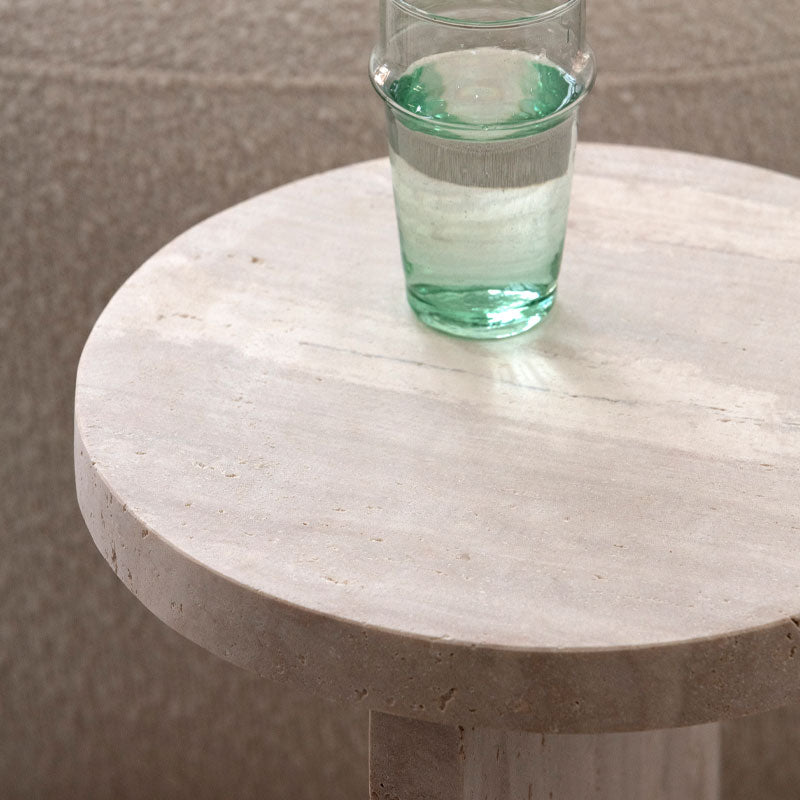 Table d’appoint Modèle JOBA en Travertin