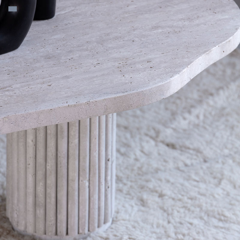 Table Basse Modèle Pandora en Travertin