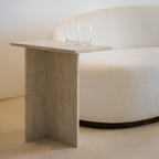 Table d’appoint Modèle ZOÉ en Travertin