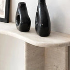 Console d'entrée en travertin Sparte