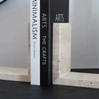 Serre-Livres en Travertine