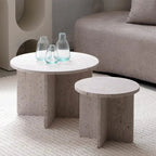 Tables Basses Gigognes Louxor en Travertin