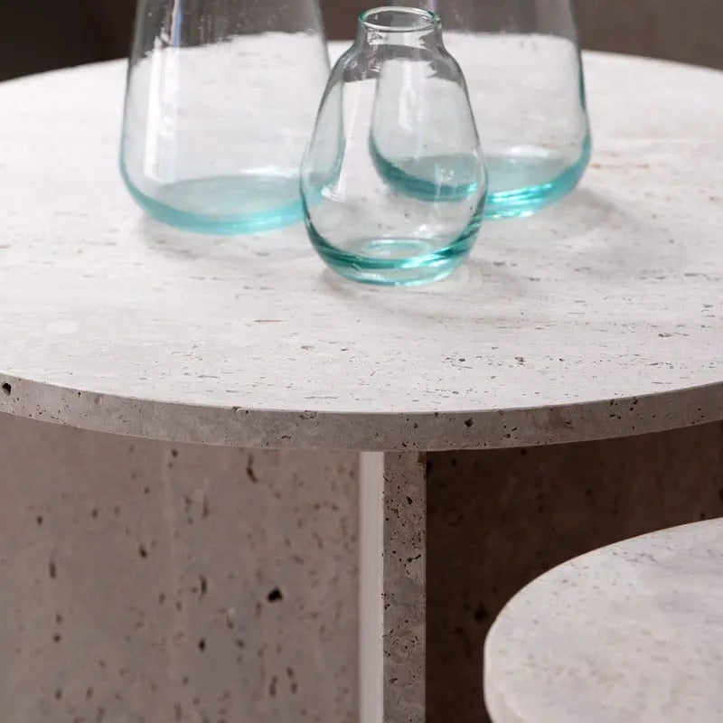 Tables Basses Gigognes Louxor en Travertin