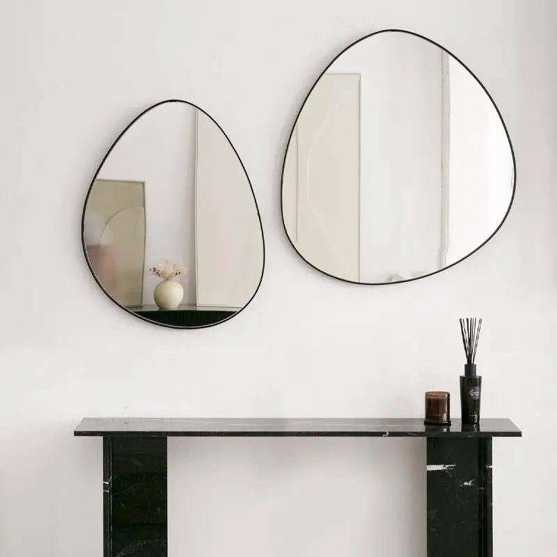 Duo de Miroirs Muraux Organiques