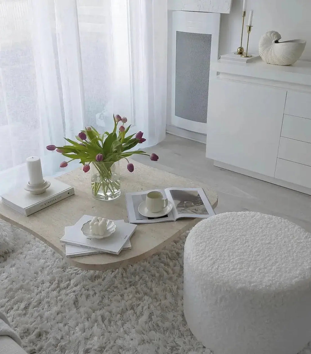 Table basse en Travertin Eros