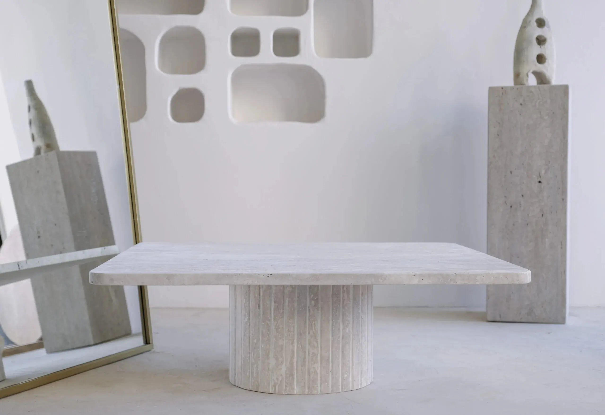 Table basse en Travertin Eros