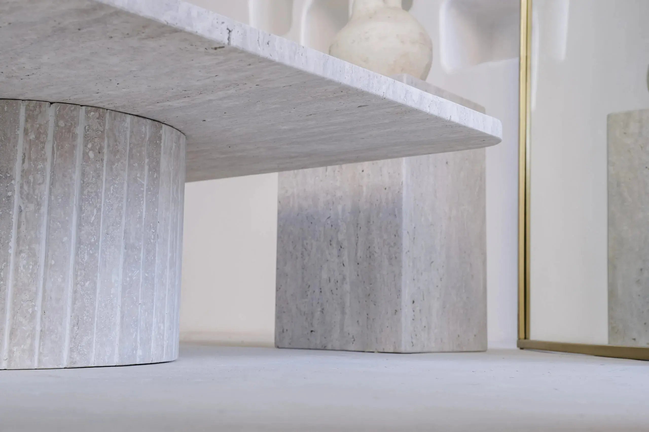 Table basse en Travertin Eros