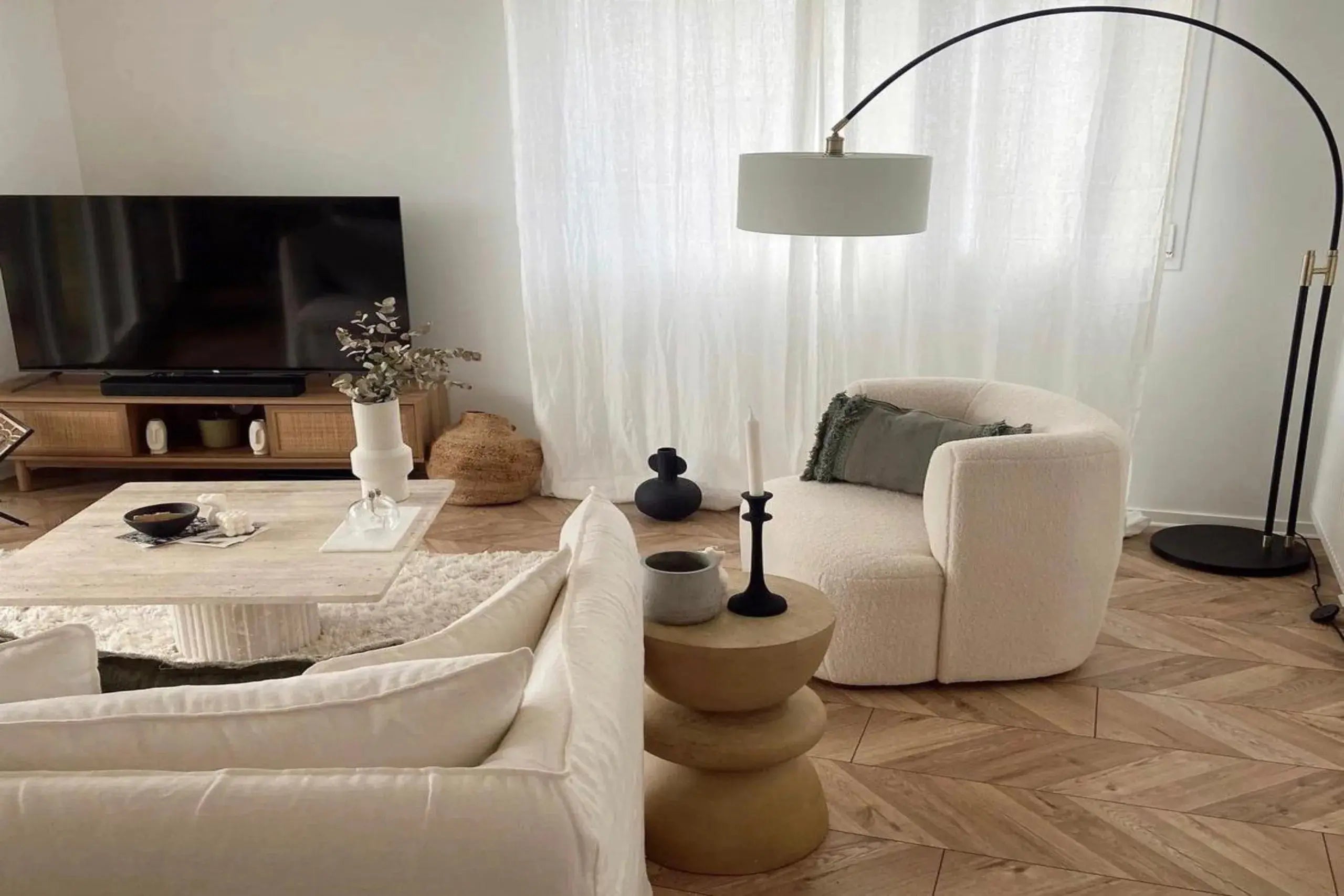 Table basse en Travertin Eros