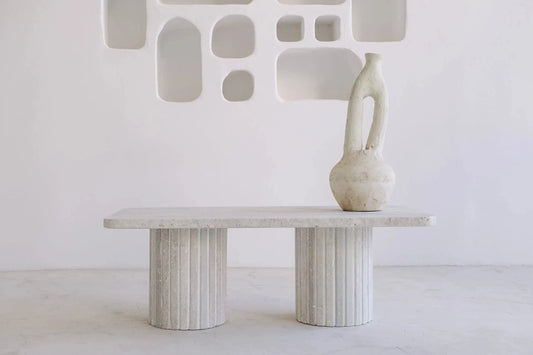 Table basse en travertin Olympia