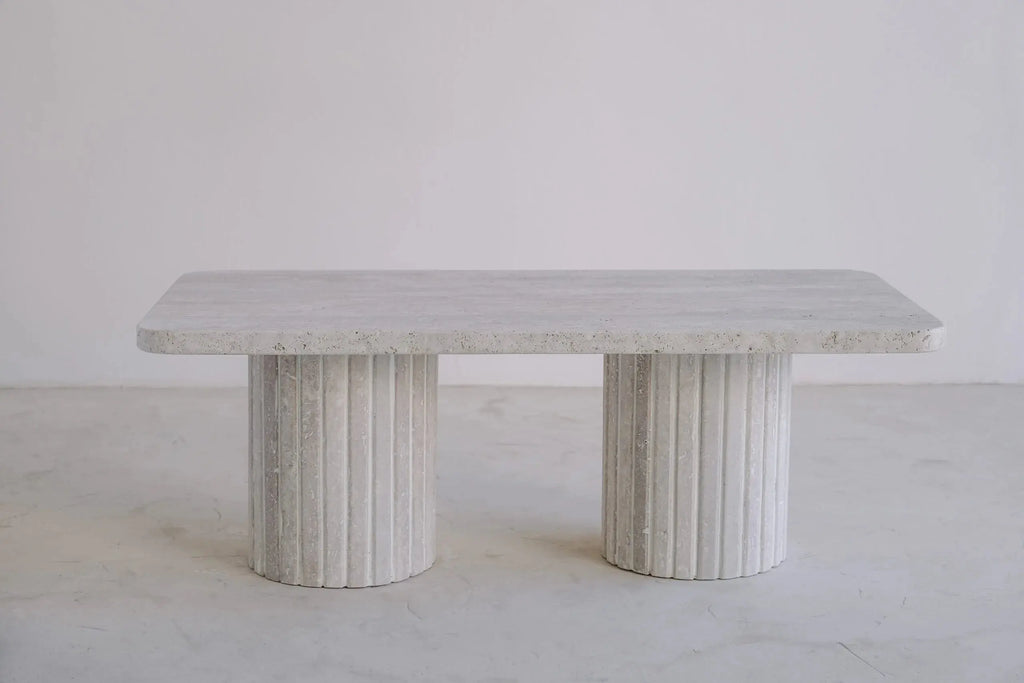 Table basse en travertin Olympia