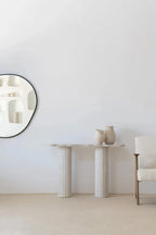 Console en travertin Hercules