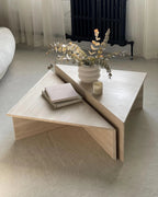 Table Basse "Kuna" en Travertine