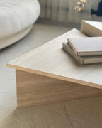 Table Basse "Kuna" en Travertine
